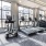 a gym with exercise equipment