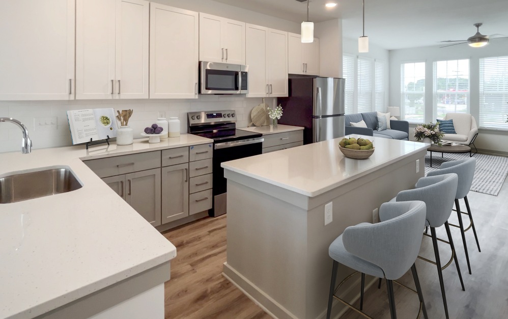 The Carson - 3 bedroom floorplan layout with 3.5 baths and 1738 square feet. (Gourmet Kitchens With Eat-In Islands)